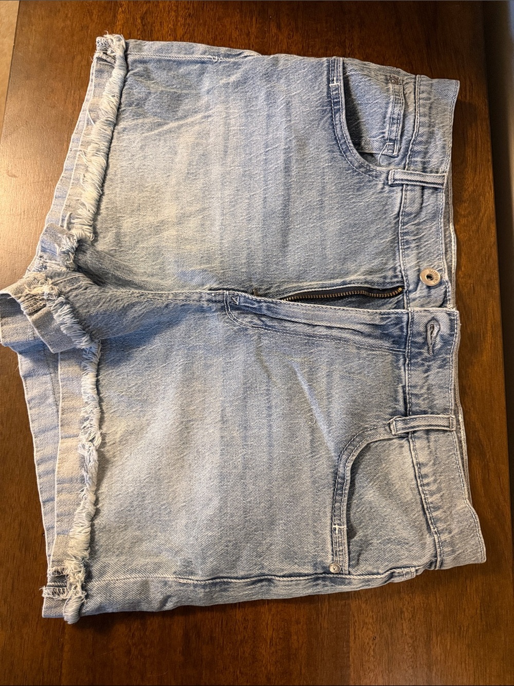 Wallflower Light Blue Denim Jean Shorts